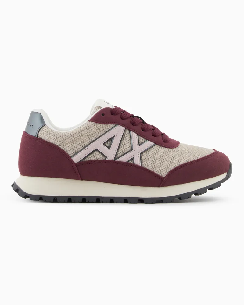 Armani Exchange Sneaker Burgunderrot
