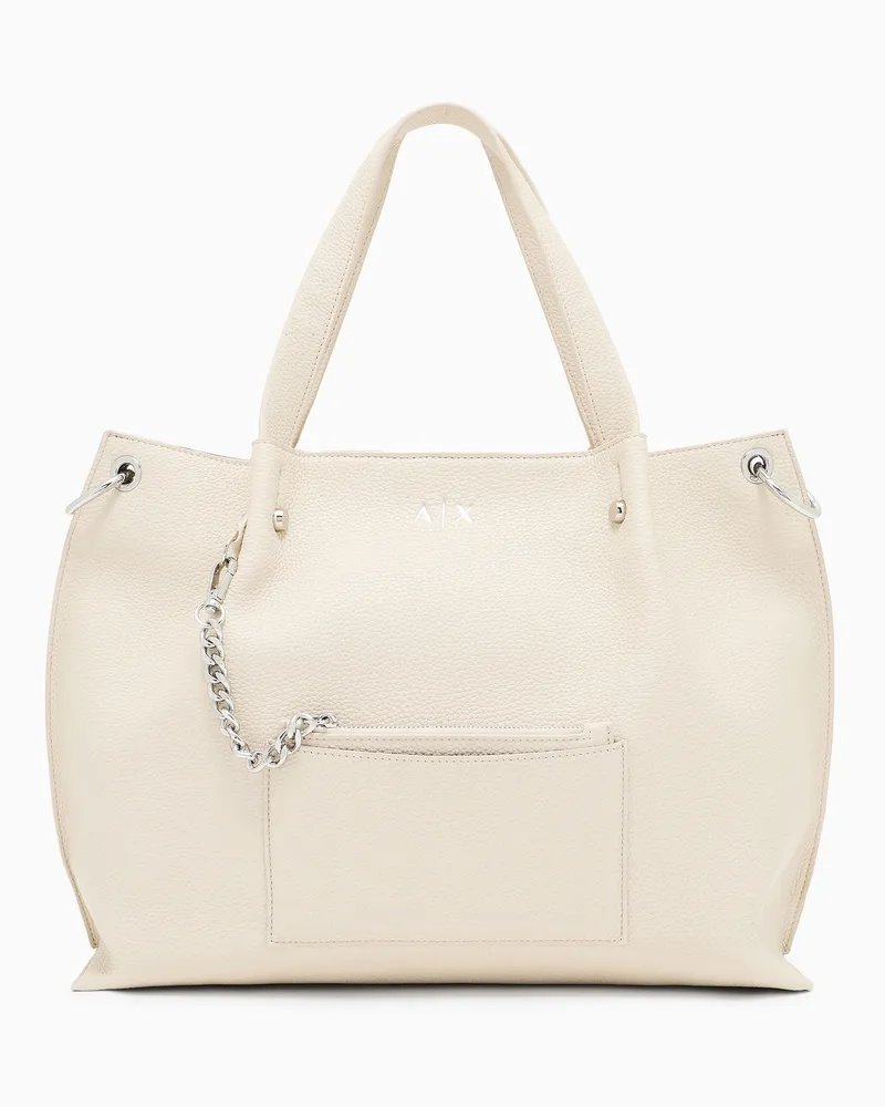 Armani Exchange Shopper mit Clutch Beige