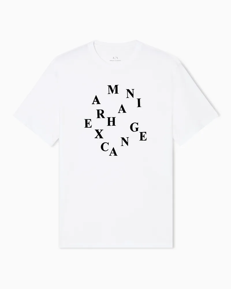 Armani Exchange Slim Fit T-Shirts Weiß