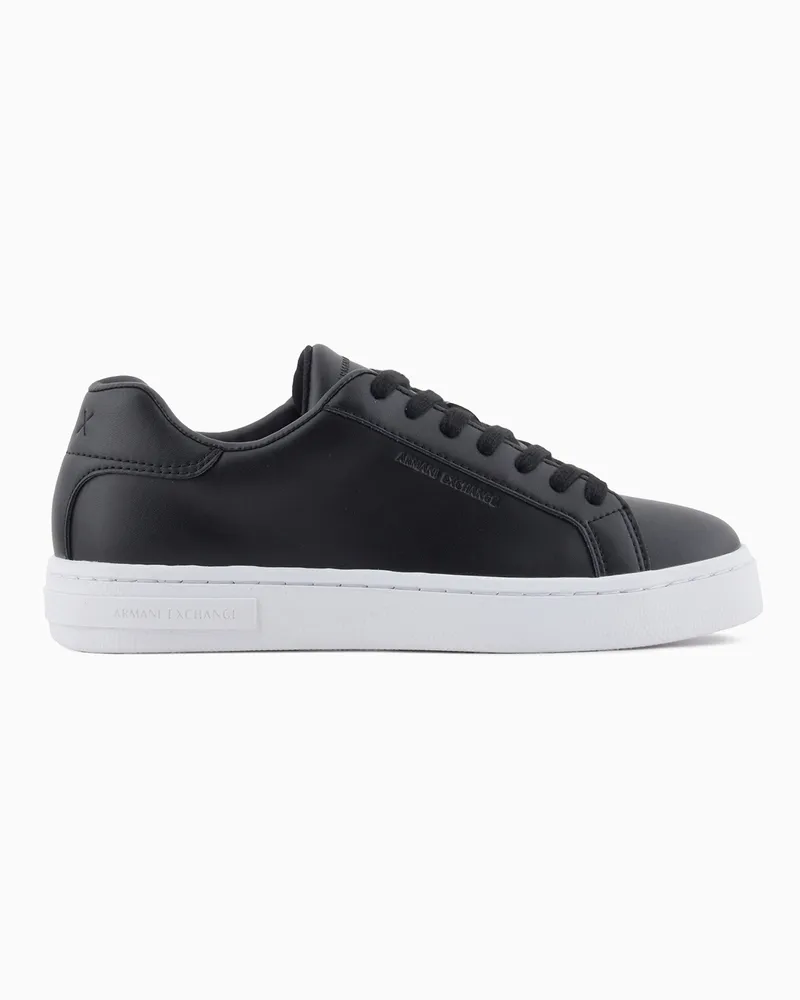 Armani Exchange Sneakers mit Schnürsenkeln und Logo Schwarz