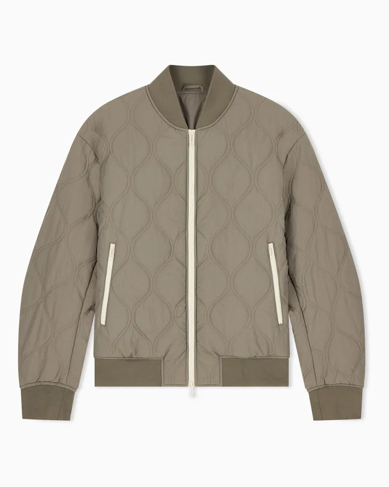 Armani Exchange Blousonjacke im Regular Fit aus Nylon mit Wattierung Braun