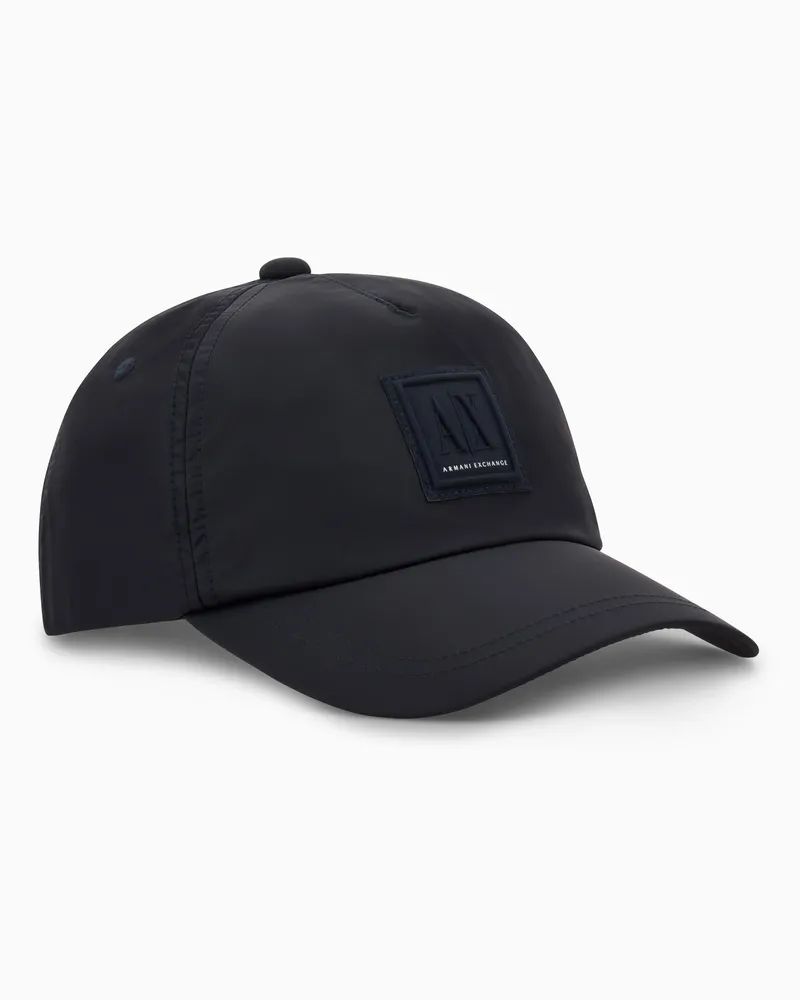 Armani Exchange Icon Project Visor Hat Marineblau