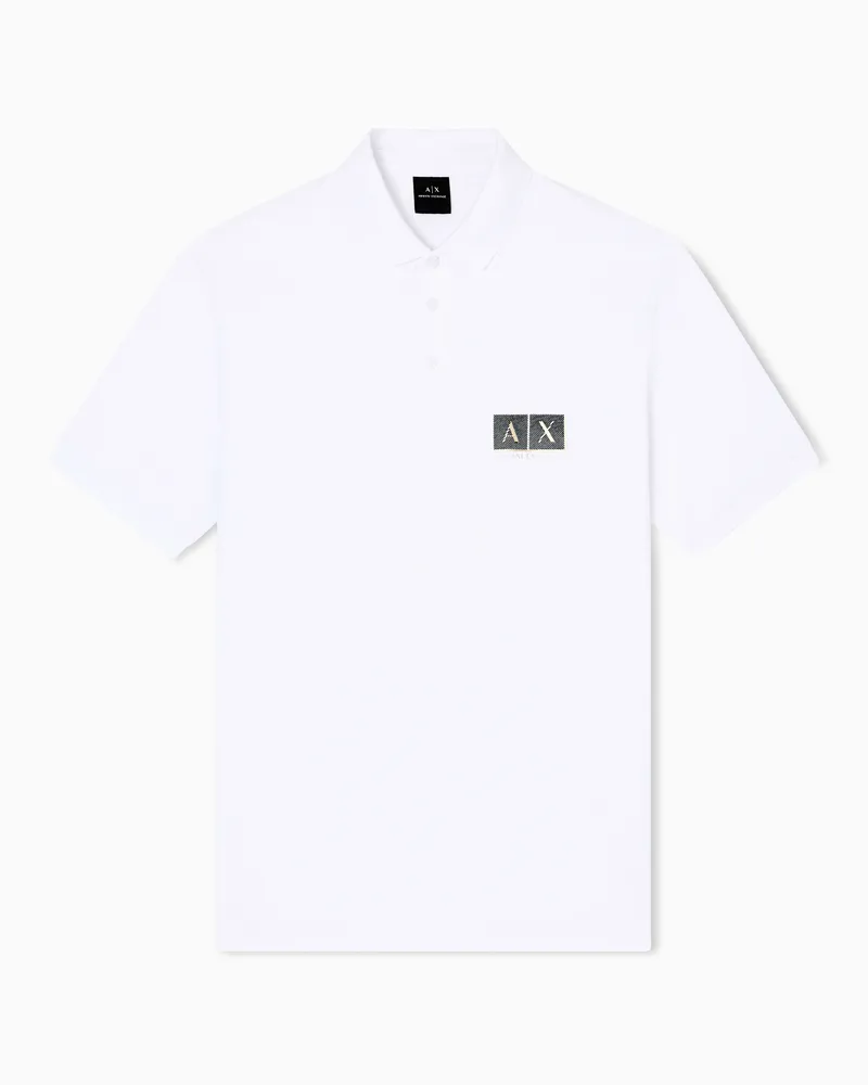 Armani Exchange Poloshirts Weiß