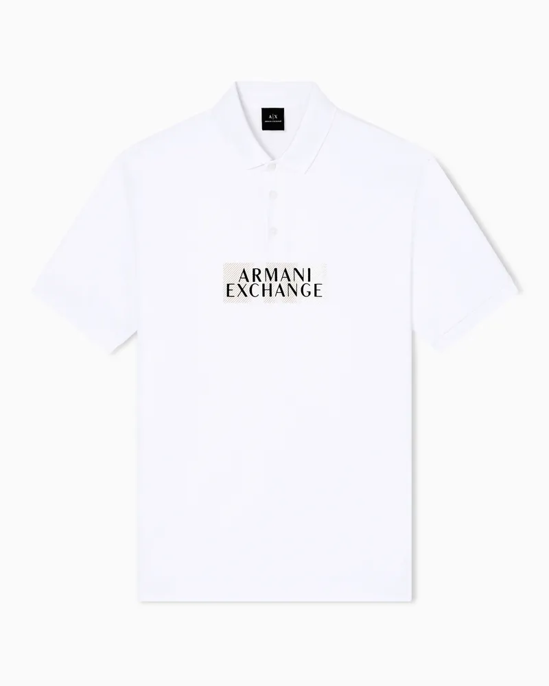 Armani Exchange Poloshirts Weiß