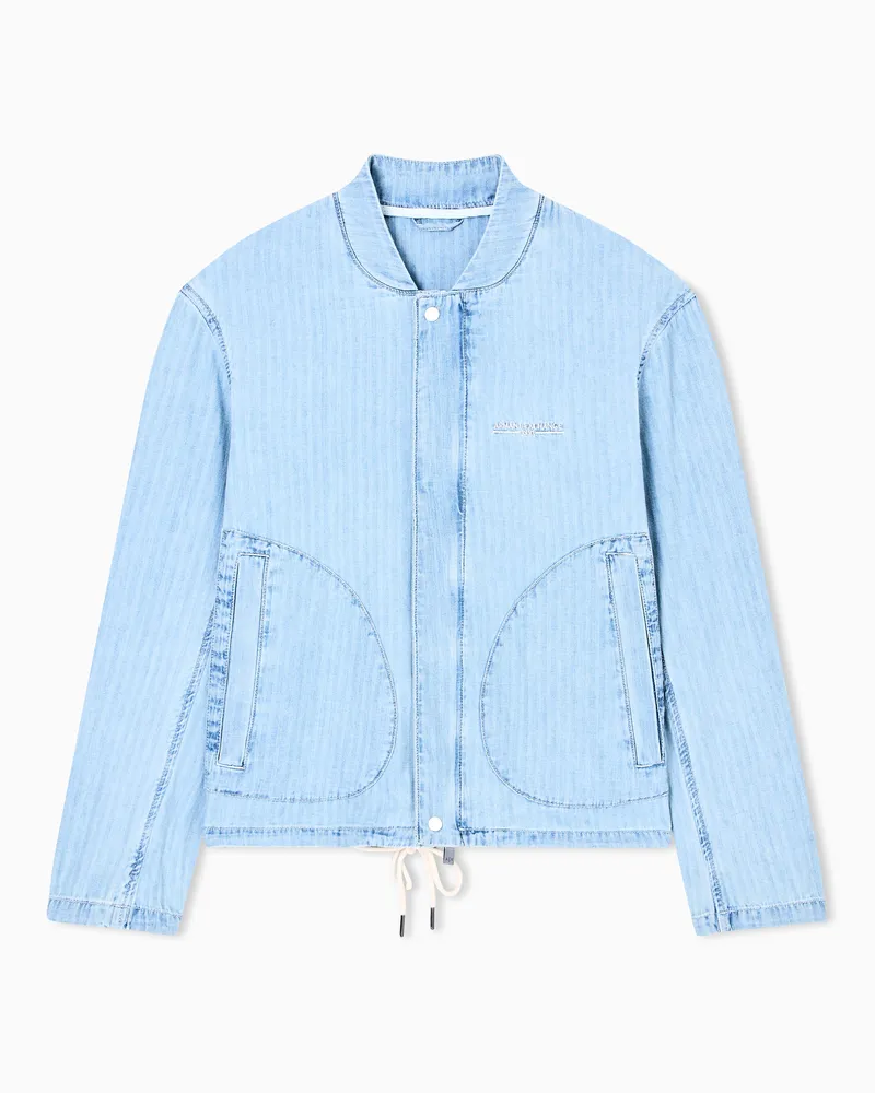 Armani Exchange Denim-Jacken Blau