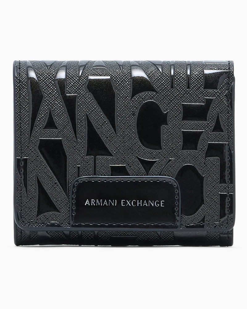 Armani Exchange Portemonnaies Schwarz