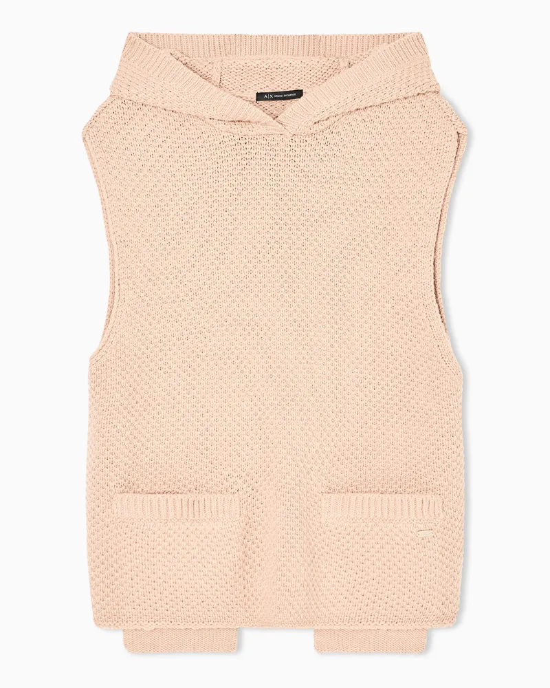 Armani Exchange Strickweste Kamel