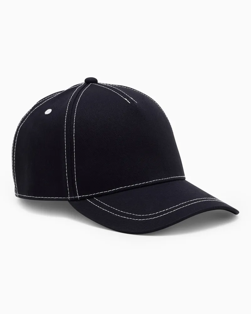 Armani Exchange Mütze mit seitlichem Logo Marineblau