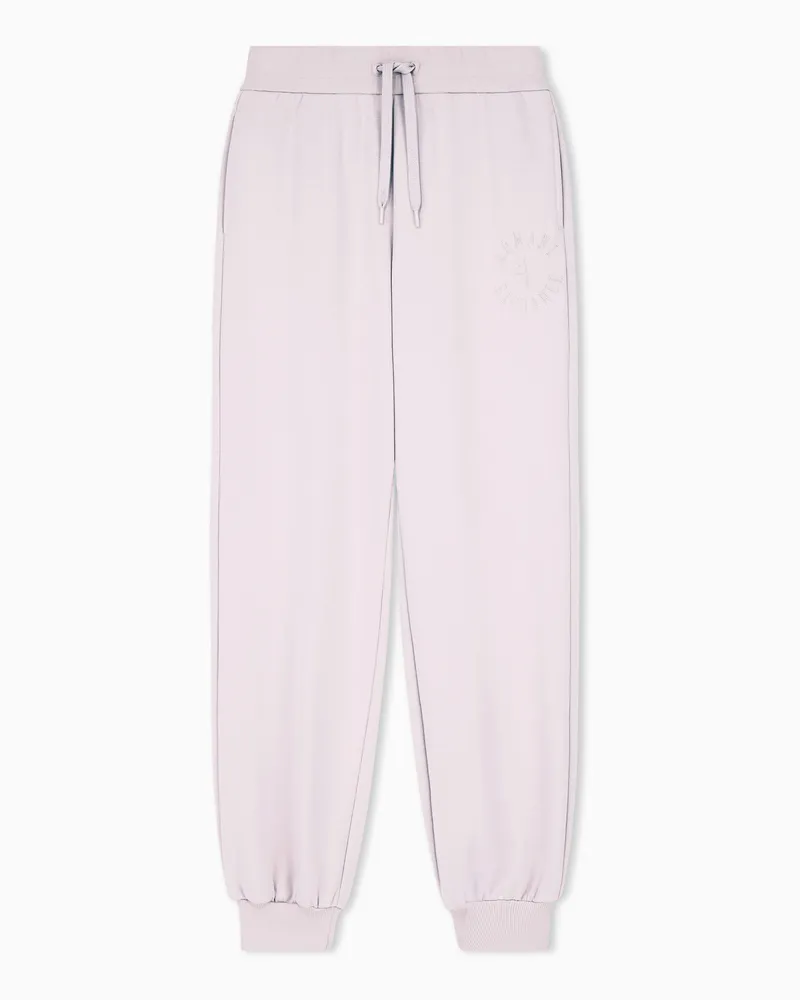Armani Exchange Jogginghose Crossover mit Regular Fit aus Baumwolljersey Pink