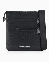 Armani Exchange Umhängetasche Aus Recyceltem Asv-granat-material Schwarz