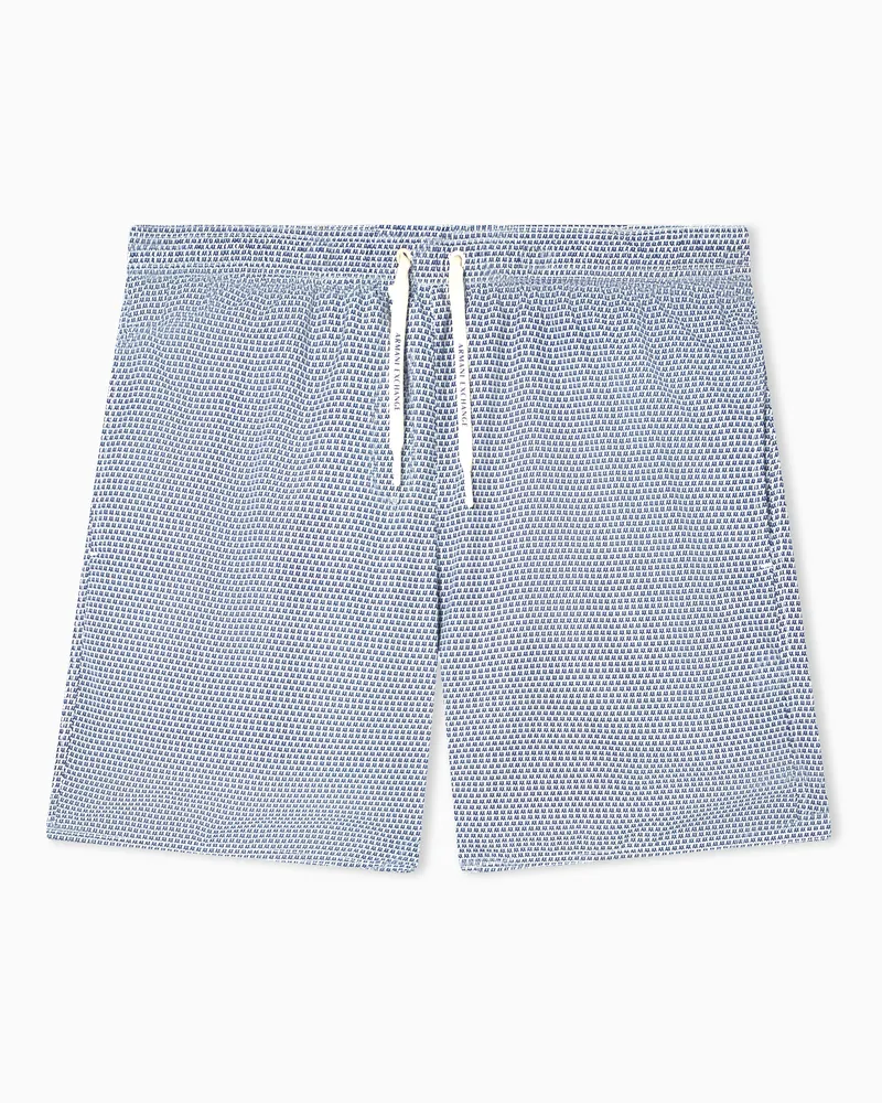 Armani Exchange Strand-Boxershorts Blau