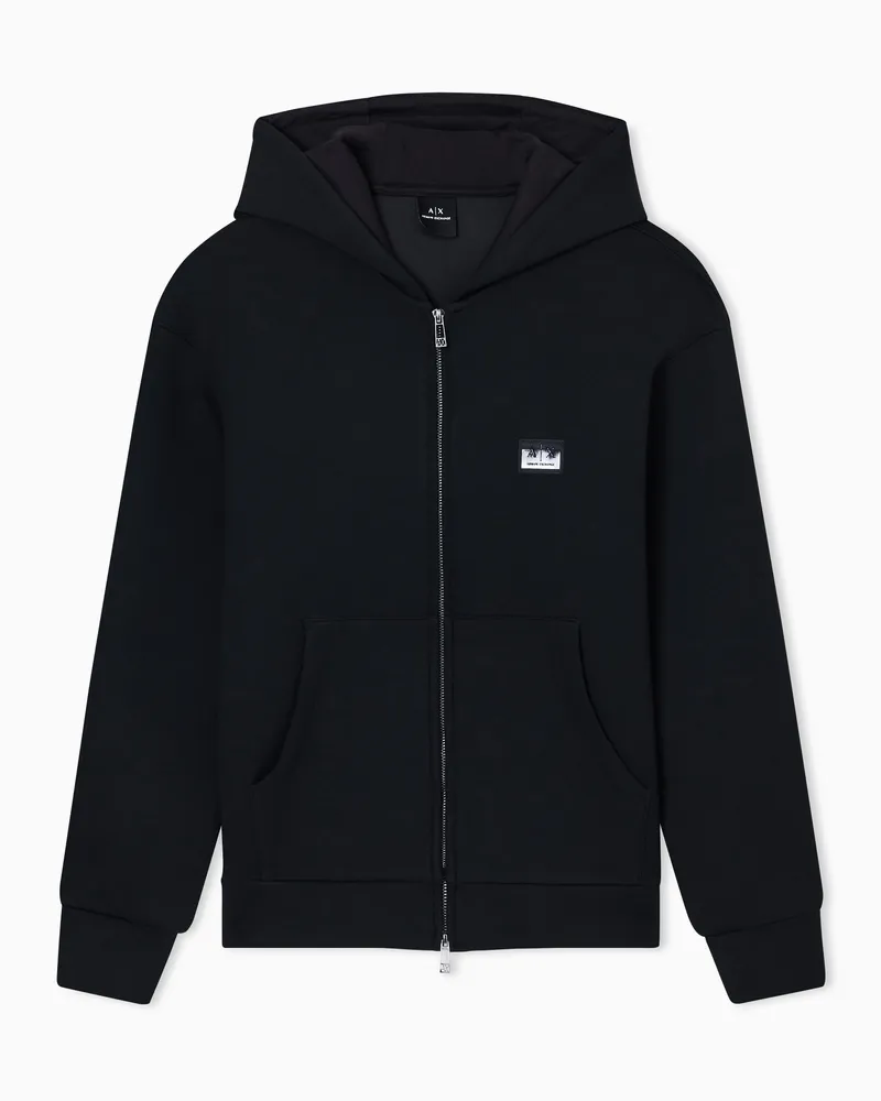 Armani Exchange Sweatshirts mit Reißverschluss Schwarz