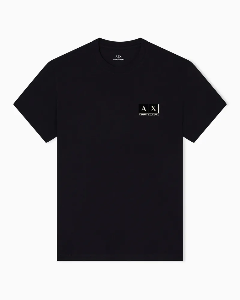Armani Exchange Regular Fit T-Shirts Schwarz