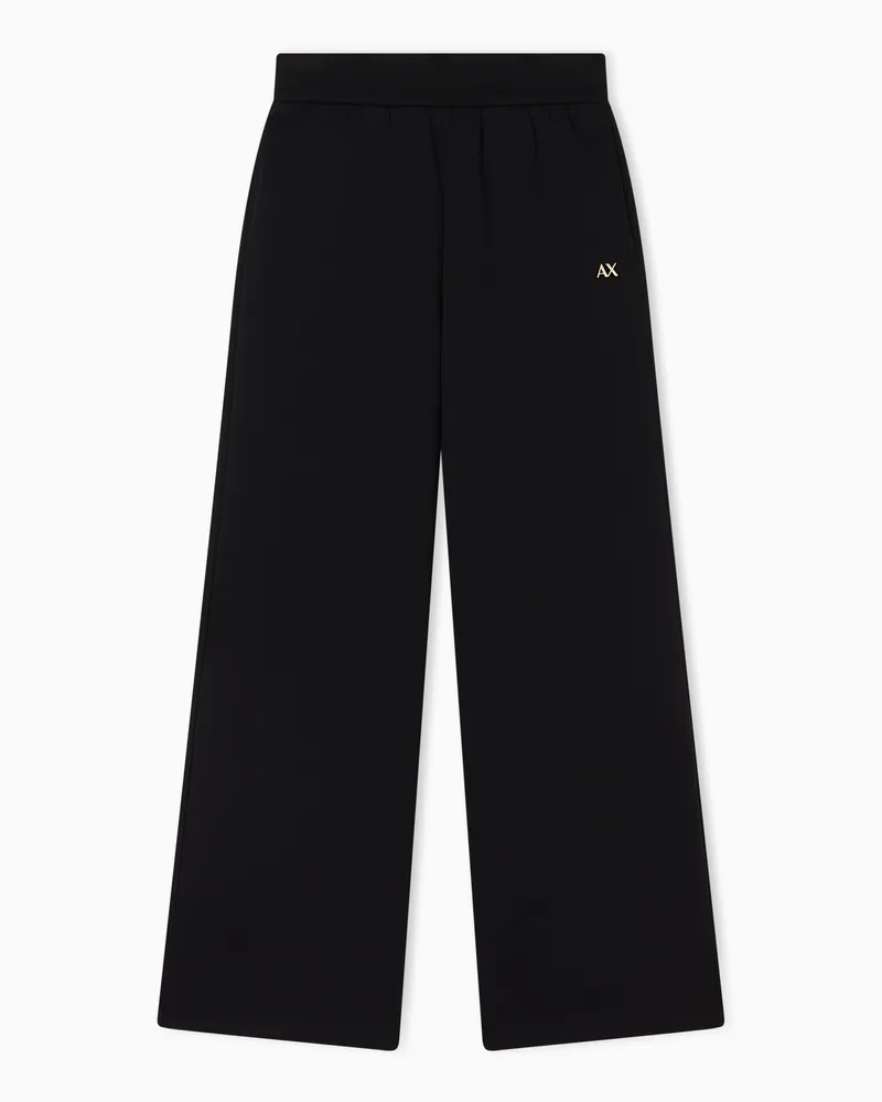 Armani Exchange Jogger trousers in bonded fabric Schwarz