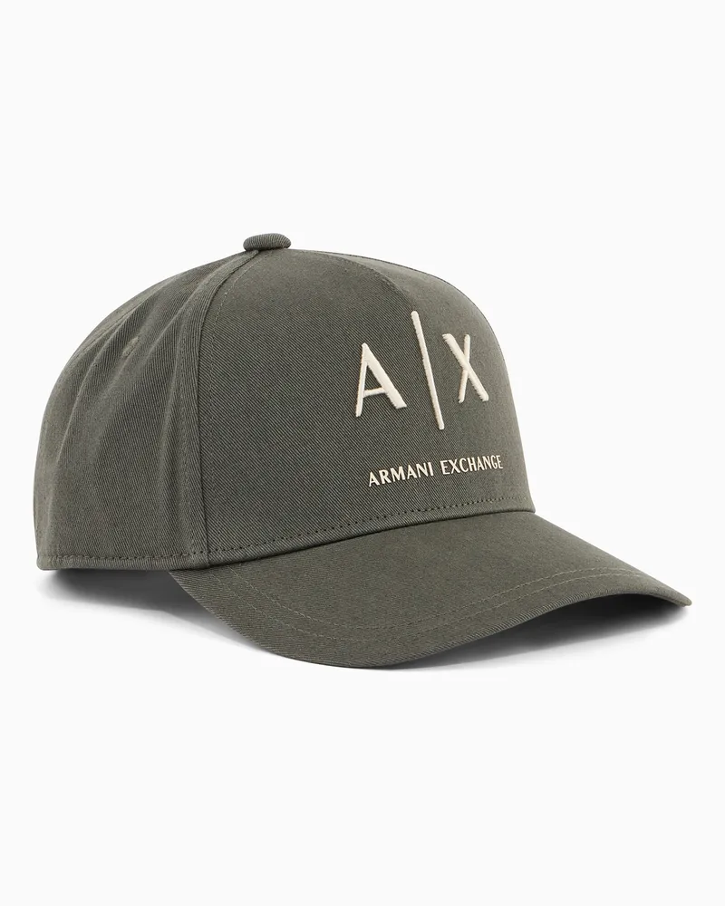 Armani Exchange Cotton hat Grün