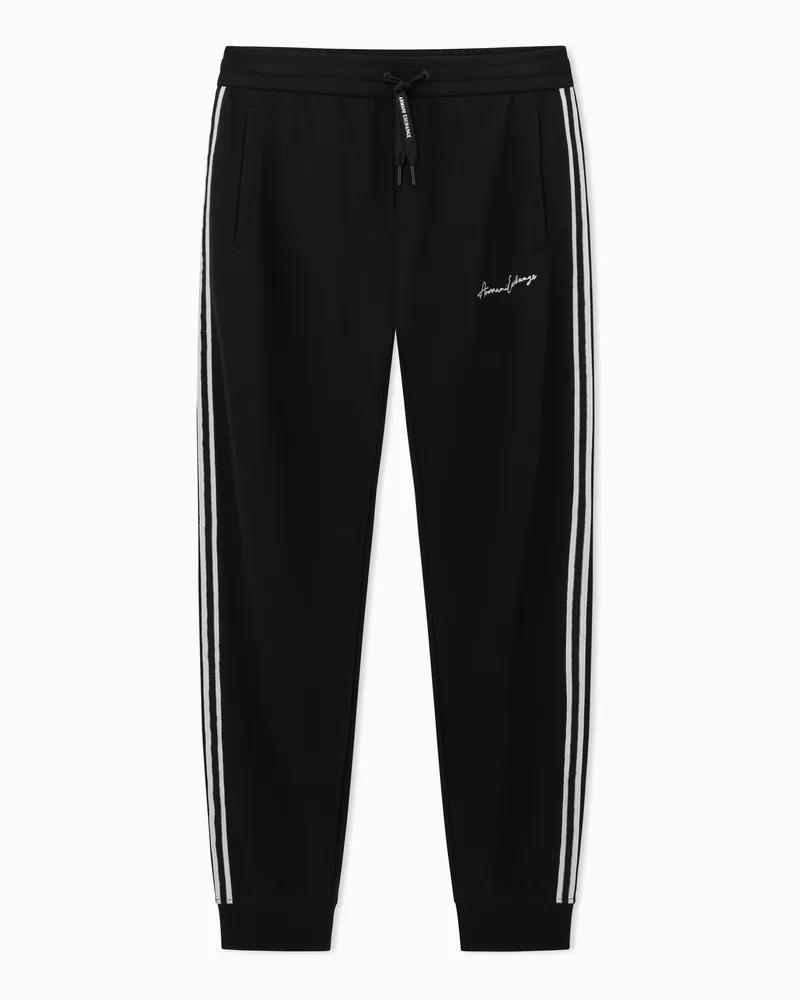 Armani Exchange Jogginghose mit charakteristischem Logo Schwarz