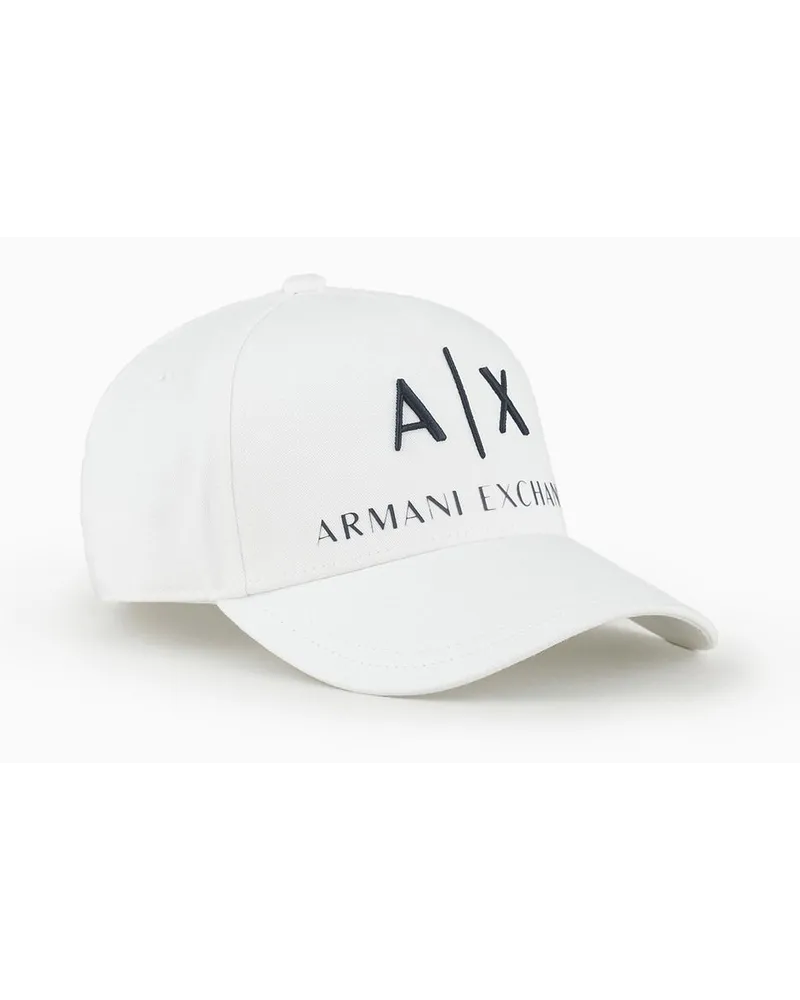 Armani Exchange Strickmütze Weiss