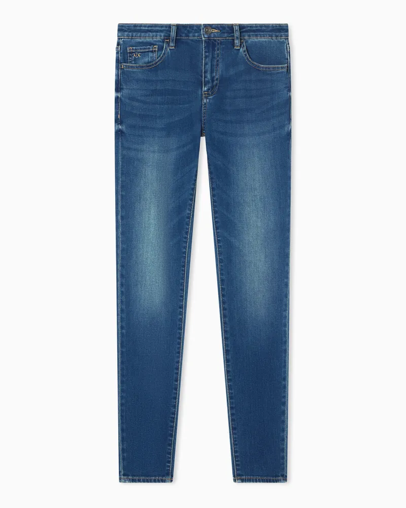Armani Exchange Super Skinny-Jeans Blau