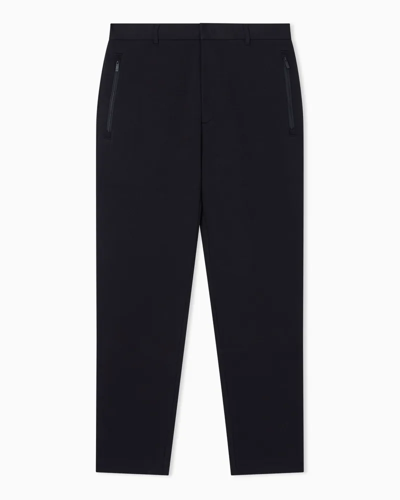 Armani Exchange Hose mit Reißverschlusstaschen Schwarz