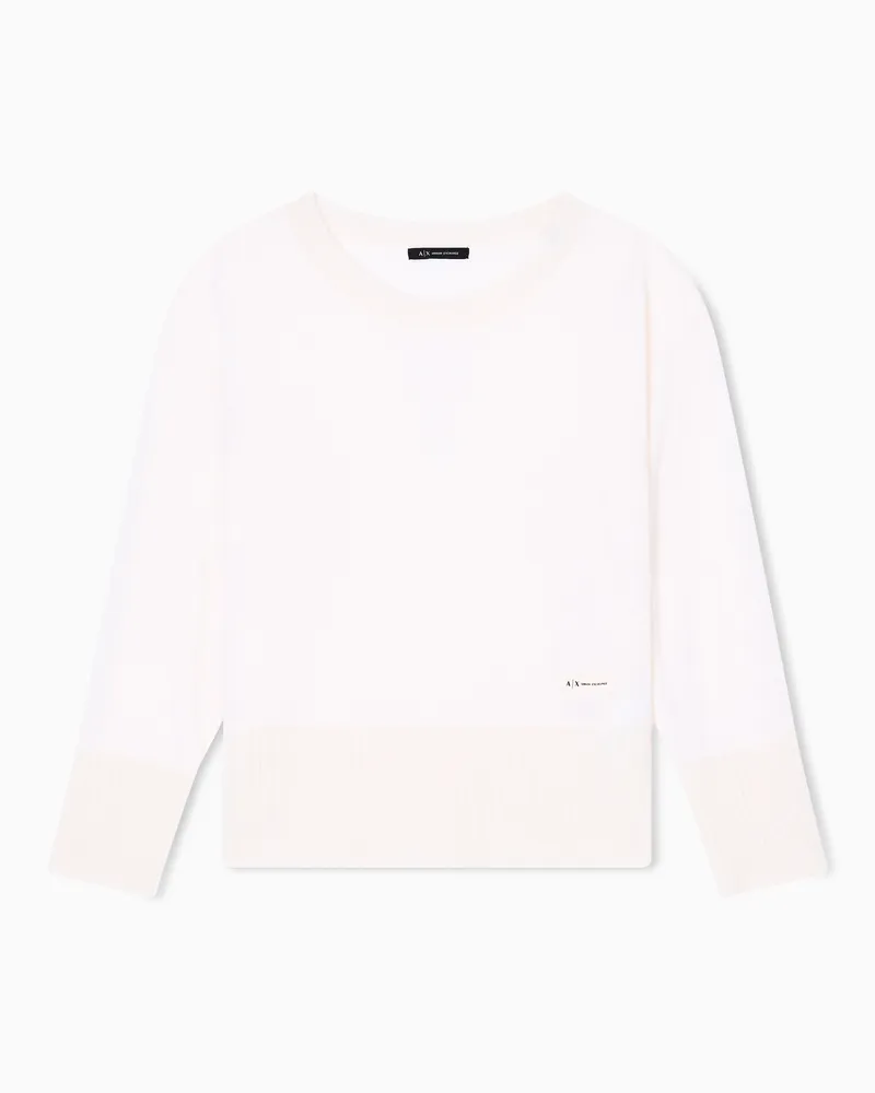 Armani Exchange Pullover Weiß