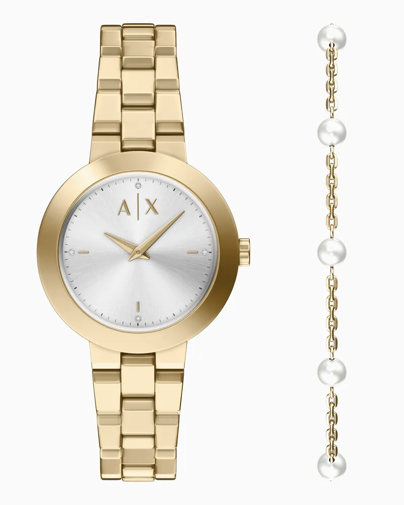 Armani Exchange Uhren mit Stahlarmband Mehrfarbig