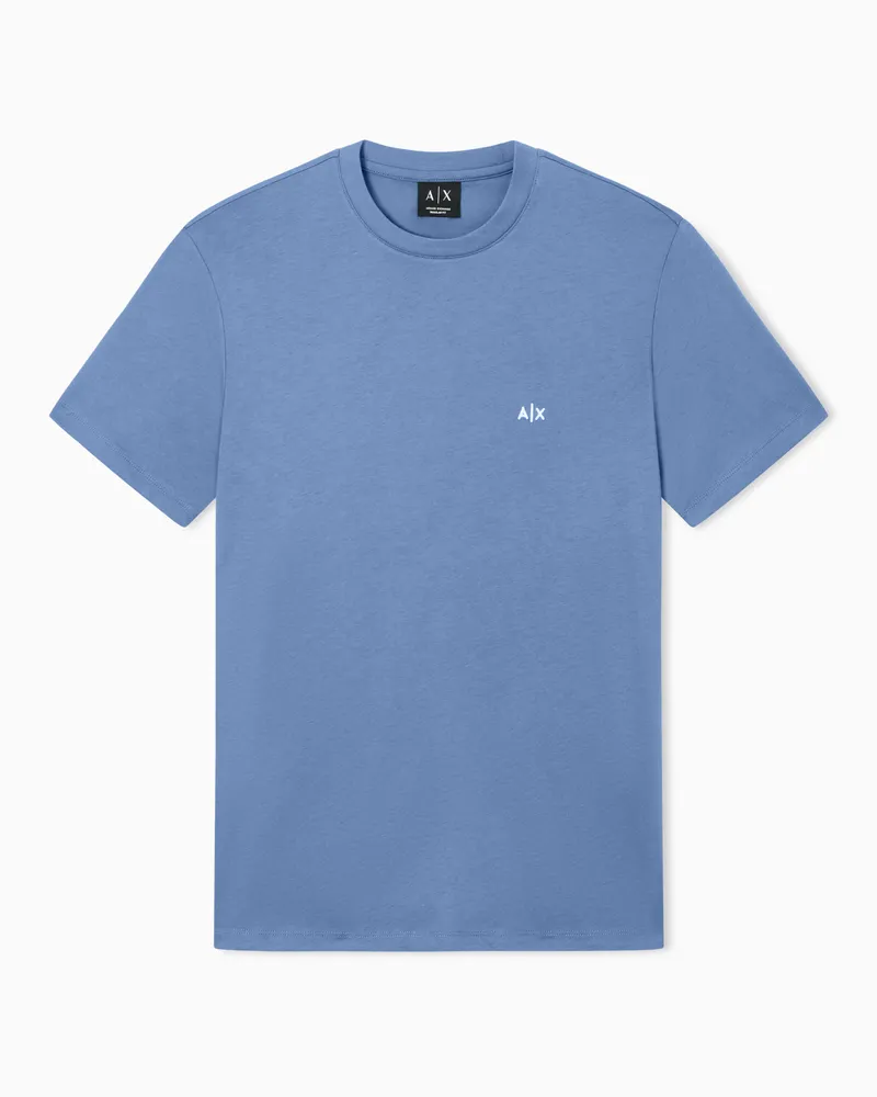 Armani Exchange Regular Fit T-Shirts Hellblau