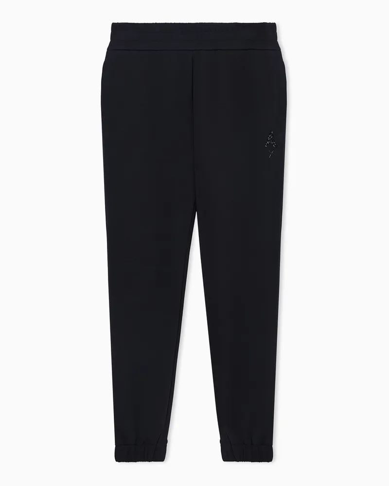 Armani Exchange Cotton jogger trousers Schwarz
