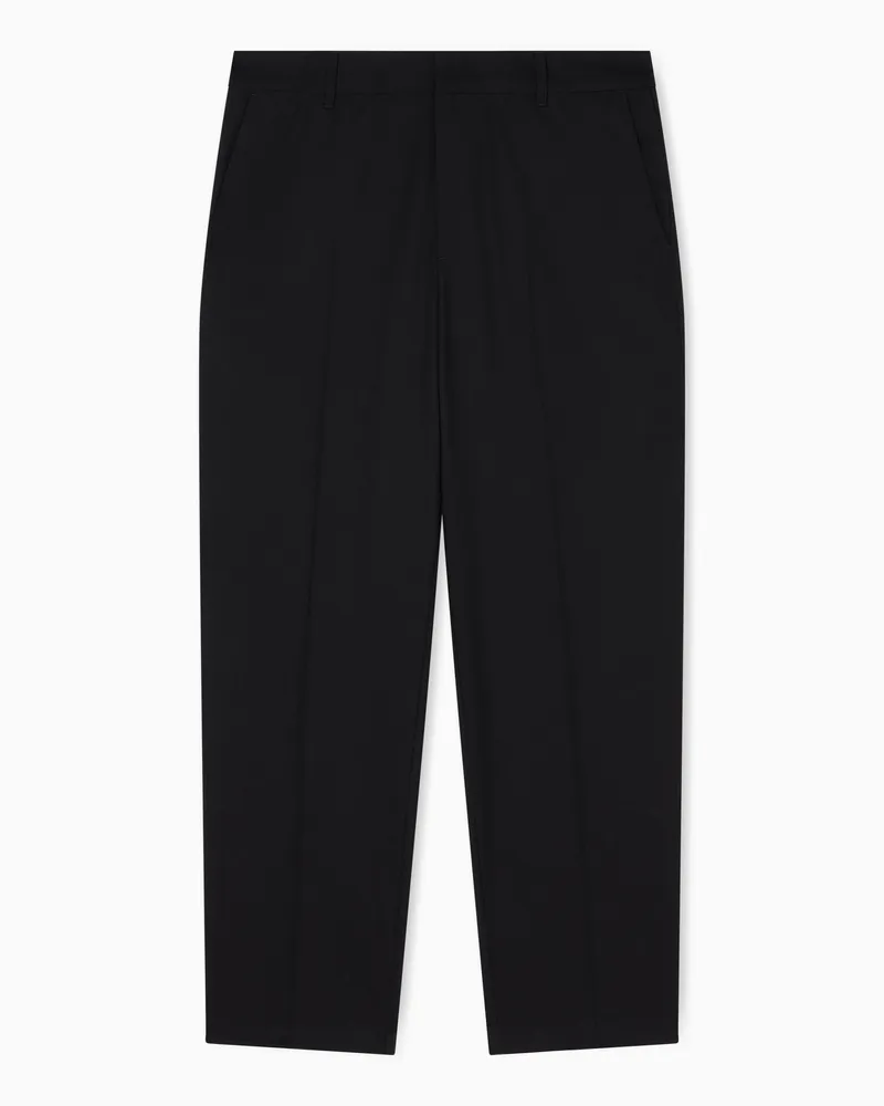 Armani Exchange Trousers in technical fabric Schwarz