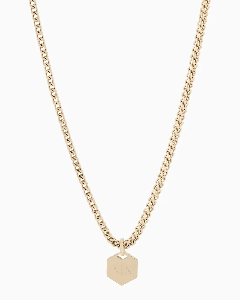 Armani Exchange Halskette aus Edelstahl Mehrfarbig