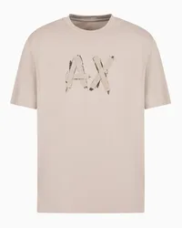 Armani Exchange Regular Fit T-shirts Beige