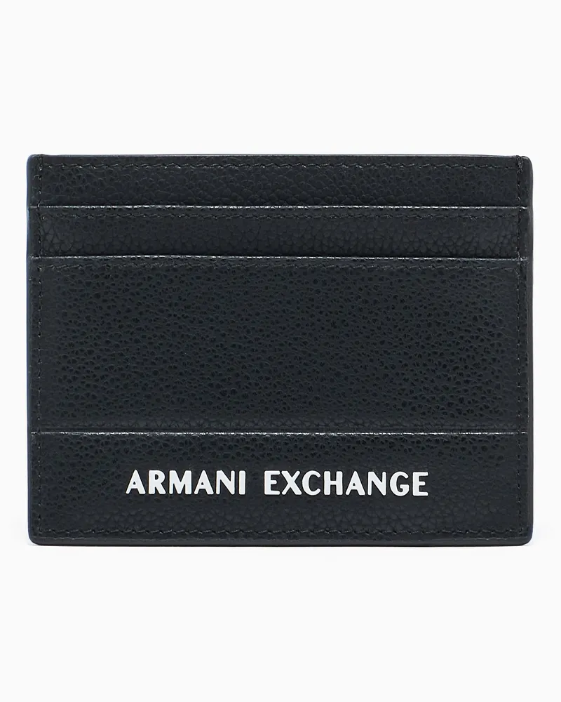 Armani Exchange Kartenetui aus Granatrot Schwarz