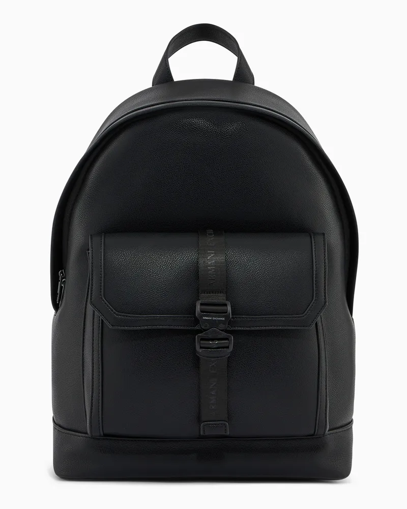 Armani Exchange Technical fabric backpack Schwarz