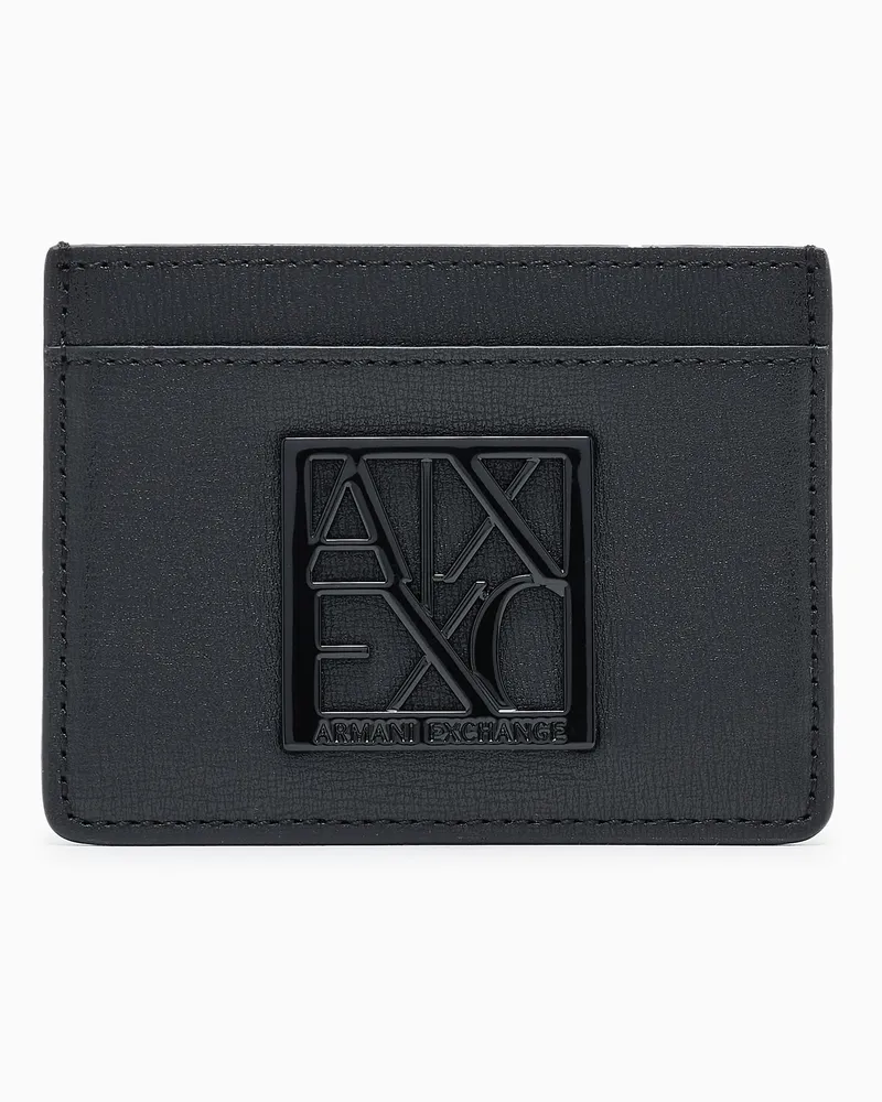 Armani Exchange Kartenetui mit Logo Schwarz