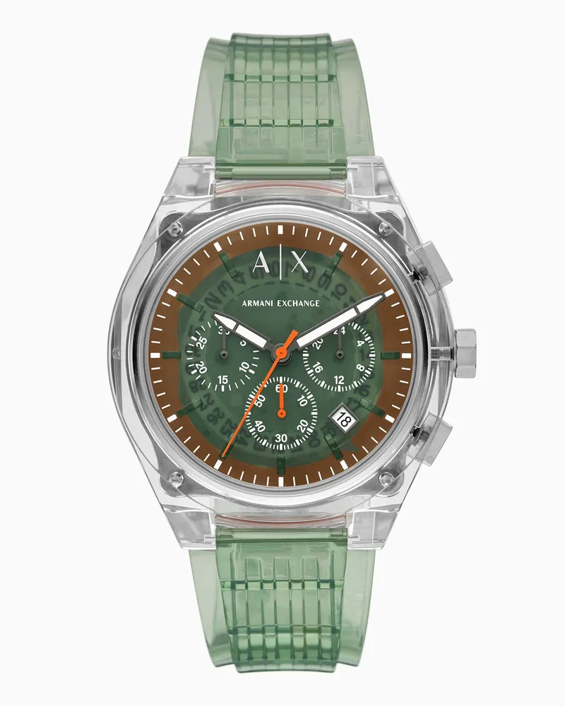 Armani Exchange Grüner Chronograph Mehrfarbig