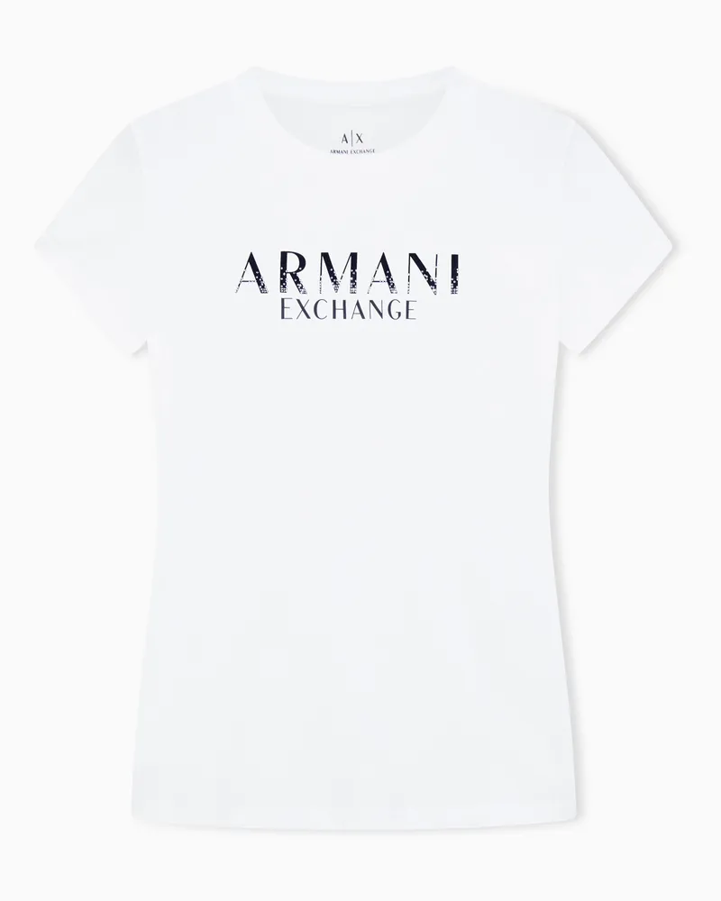 Armani Exchange Slim Fit T-Shirts Weiß