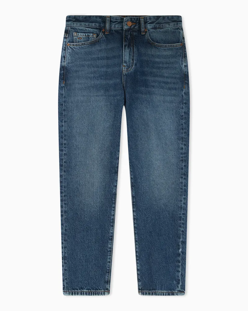 Armani Exchange Boyfriend jeans in cotton Blau