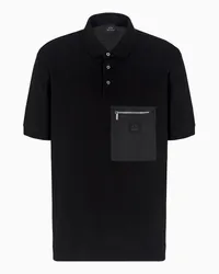 Armani Exchange Poloshirts Schwarz