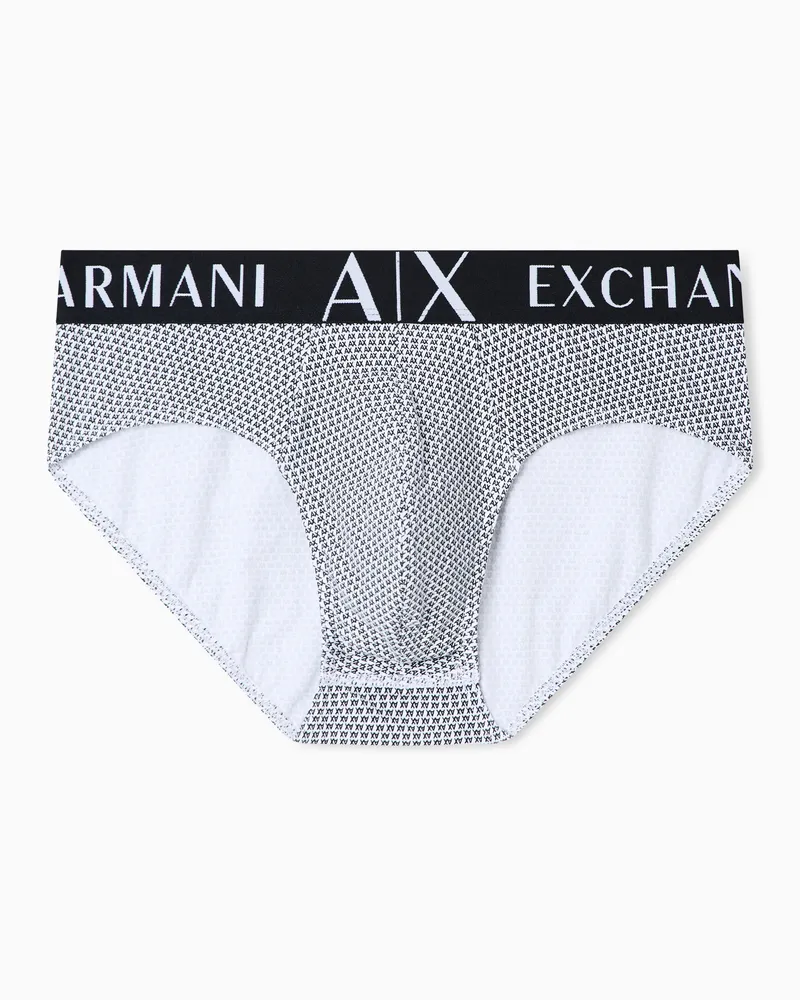 Armani Exchange Komfort-Boxershorts aus Stretch-Baumwolle Schwarz