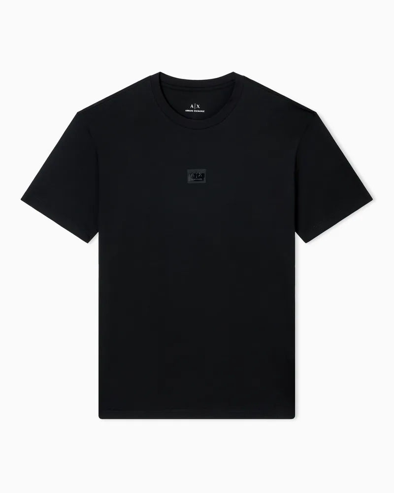 Armani Exchange Regular Fit T-Shirts Schwarz