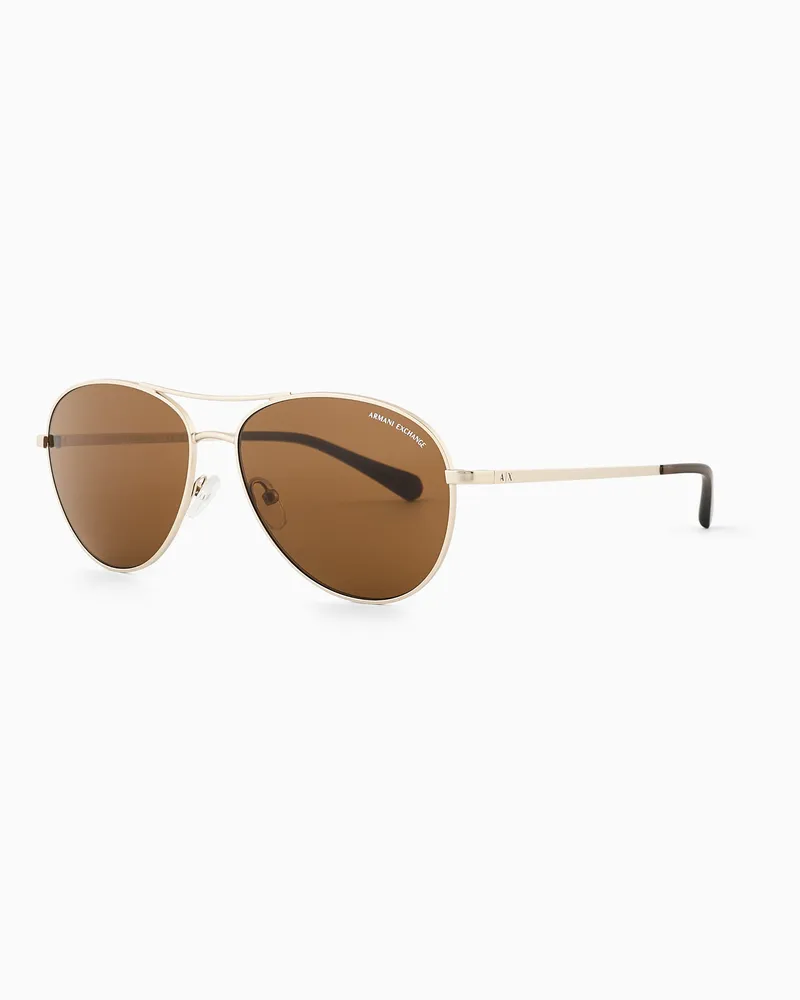 Armani Exchange Sonnenbrillen Goldfarben
