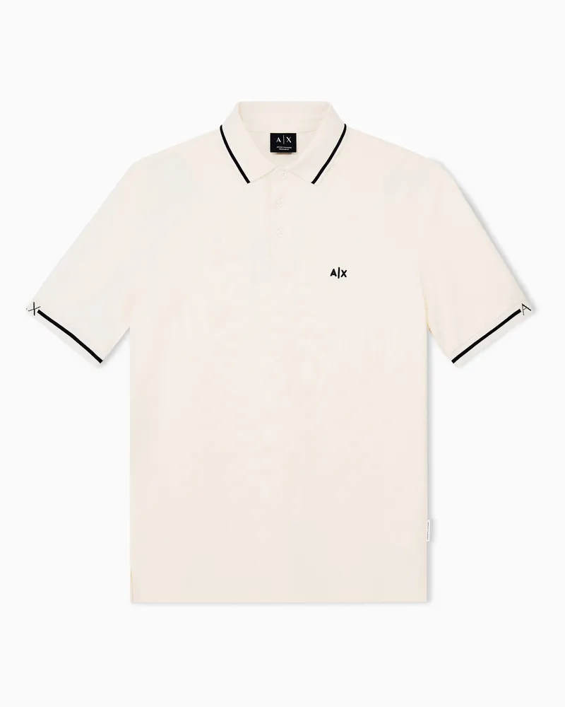 Armani Exchange Poloshirt Regular Fit aus Baumwollpikee 