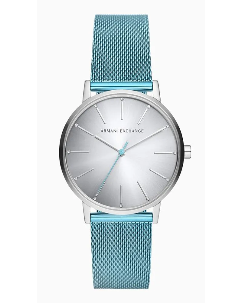 Armani Exchange Uhrenstahlarmbänder Silber