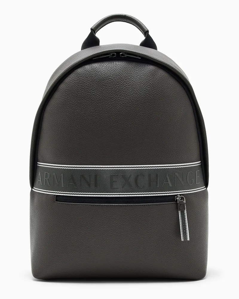 Armani Exchange Rucksack Ian Backpack mit Tragegriff und Reißverschluss Braun
