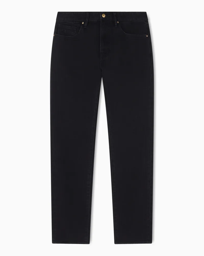 Armani Exchange Skinny cotton jeans Schwarz