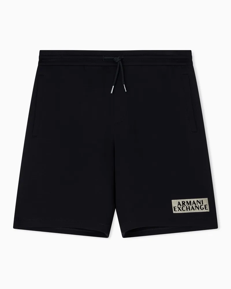 Armani Exchange Bermudashorts Schwarz