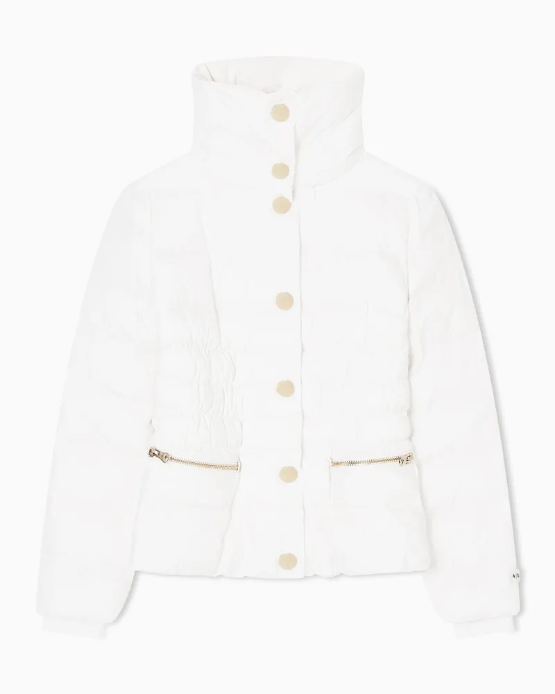 Armani Exchange Jacke aus Nylontaft Weiß