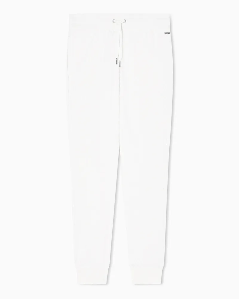 Armani Exchange Hose aus fließendem Stoff Weiß