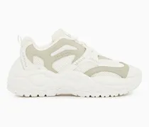 Chunky Sneaker mit kontrastierenden Einsätzen