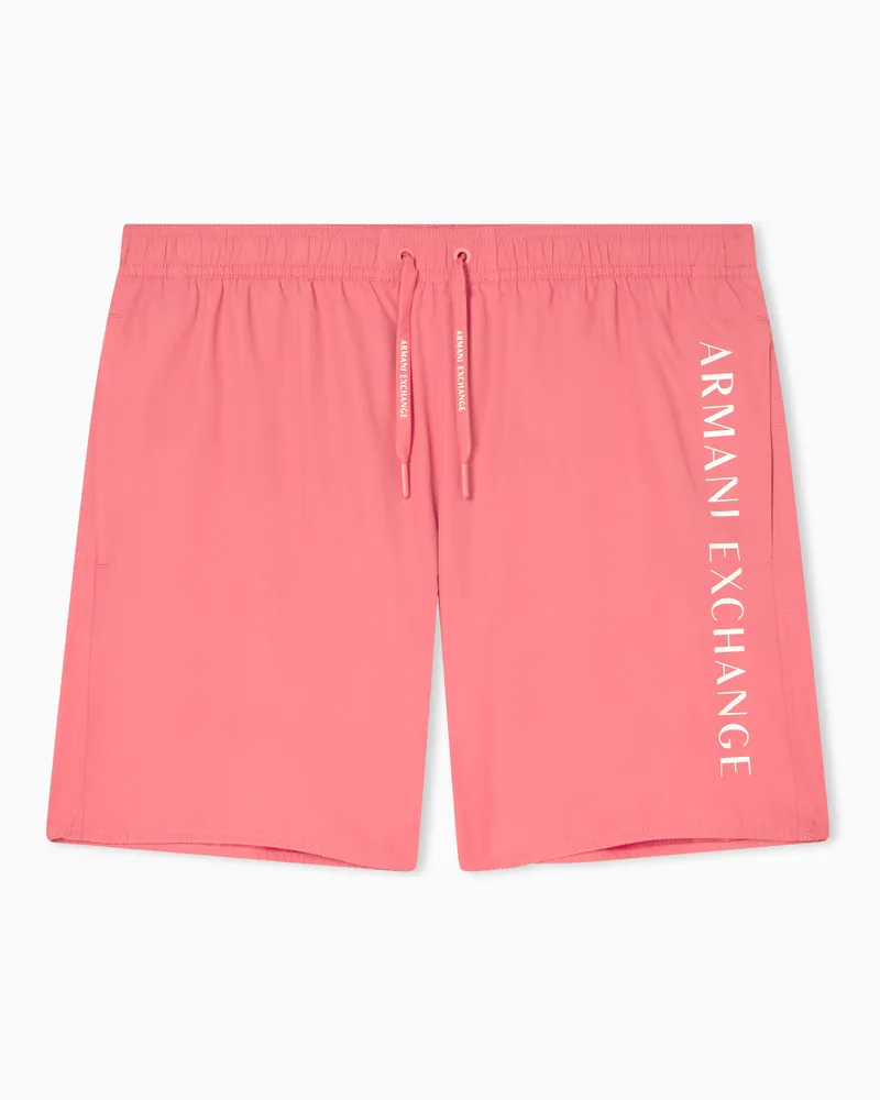 Armani Exchange Strand-Boxershorts Rot