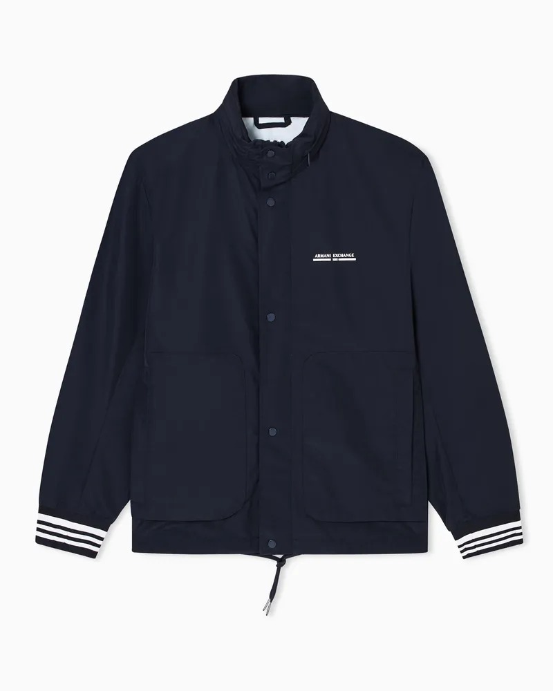 Armani Exchange Jacke im College-Stil Marineblau